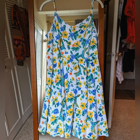 Tank Top Old Navy Tropical Colorful Dress - Picture 1 of 10